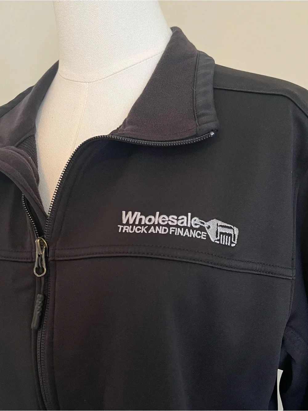 The North Face Black Zip-Up Jacket Mens Size M Casual Neutral Winter Outerwear